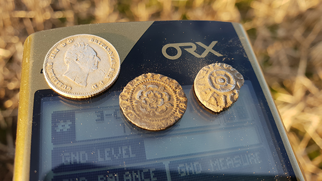 XP ORX metal detector loves to find Silver and Gold