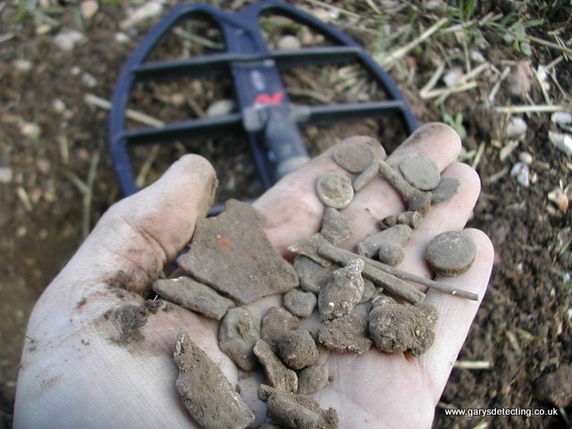 coins found with a minelab ctx 3030 metal detector