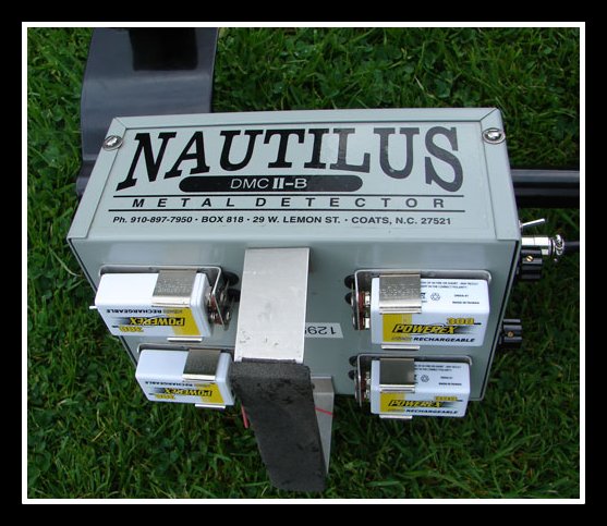 nautilus metal detector batteries