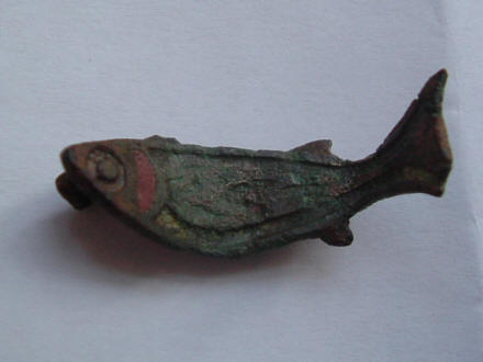 Roman fish brooch