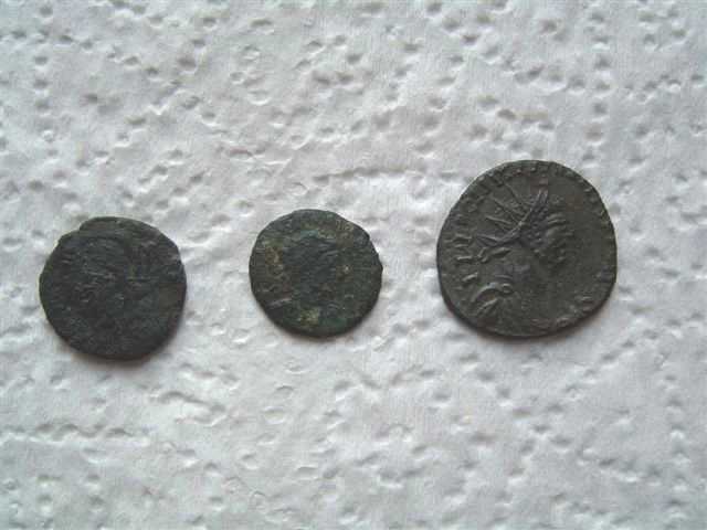 Roman bronze coins