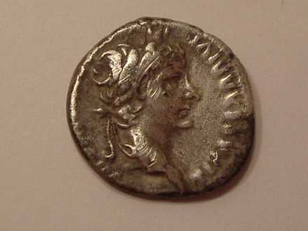 Roman coin of Tiberius