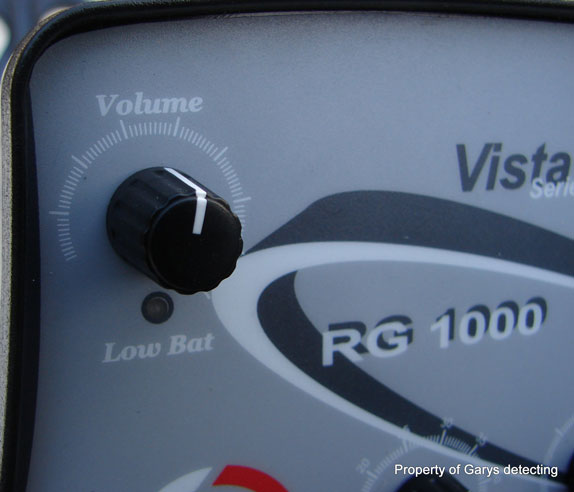 Vista RG 1000 volume control